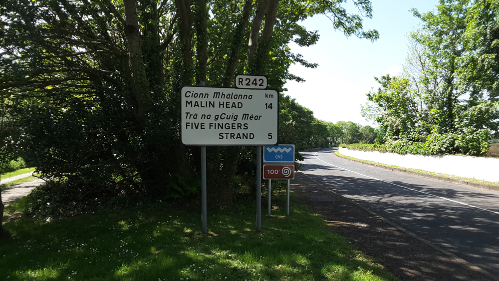 Malin Head sign