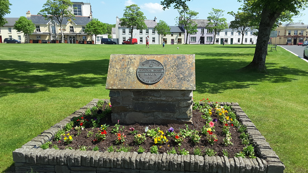 Malin Town Plaque and Green